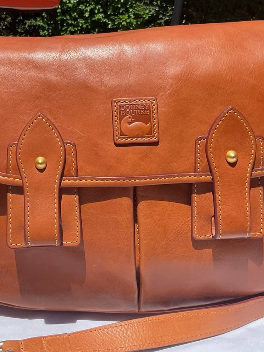 Dooney & Bourke Florentine Saddle Messenger Bag- NWT
